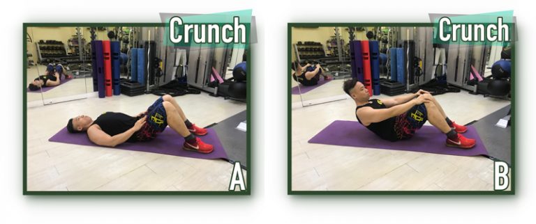 減肥瘦腰運動-動作-CRUNCH