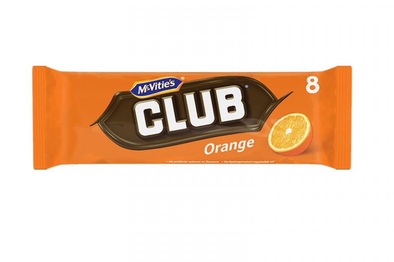 McVitie's Milk Chocolate Covered Crunchy Biscuit with an Orange Flavoured Cream