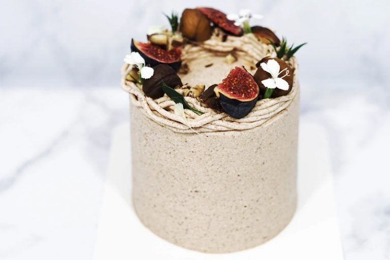 Bake To Basics純素栗子伯爵茶蛋糕