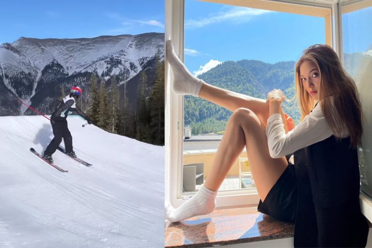 18歲的中國選手谷愛凌（Eileen Gu）IG