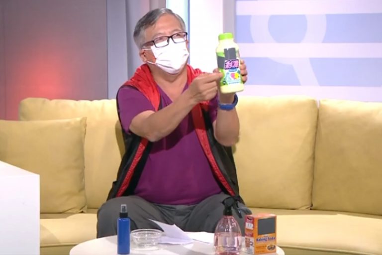 化學博士K Kwong近日為電視節目《全城抗疫講呢啲》擔任節目嘉賓