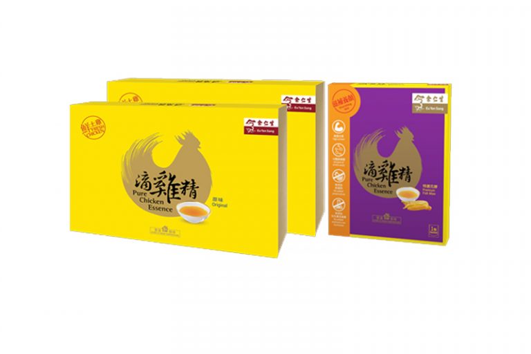余仁生 原味滴雞精 (10包裝) 2盒 及 花膠滴雞精 (1包裝) 1盒