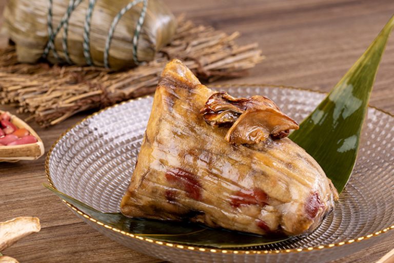 富豪至尊養生牛肝菌五色豆素粽