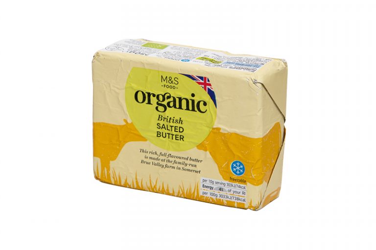 M&S Food Organic British Salted Butter