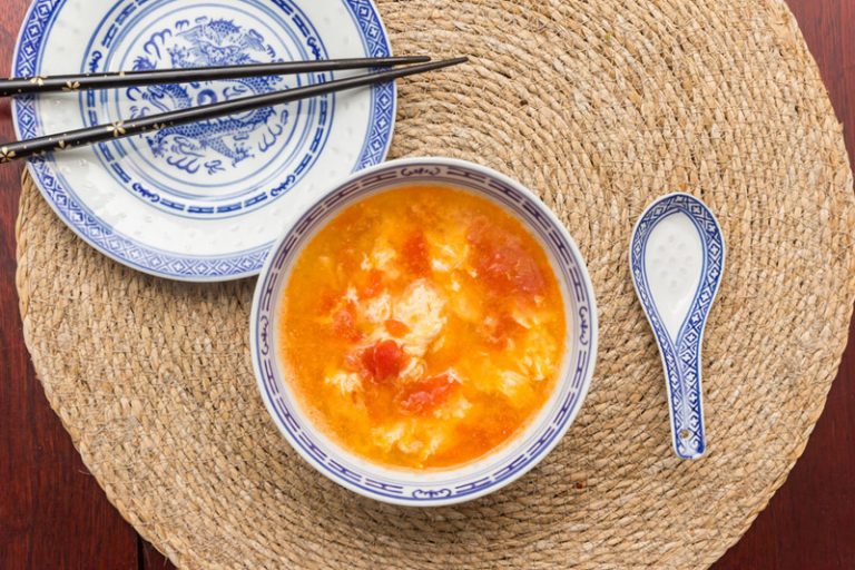 番茄豆腐粟米蛋花湯